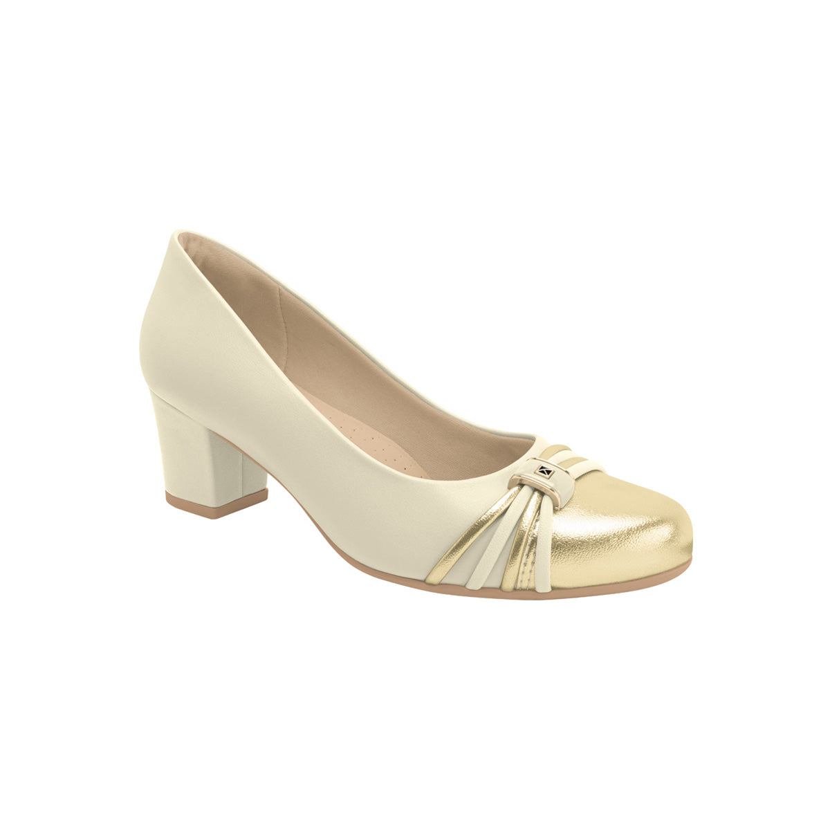 Escarpín cap toe con tiras cruzadas – Laura