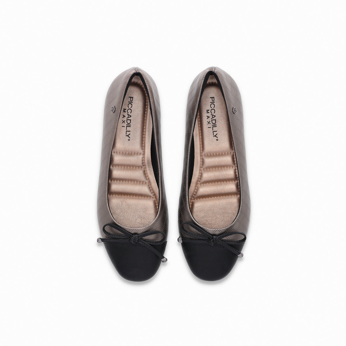 Balerina tacón bajo con moño sencillo - Michele