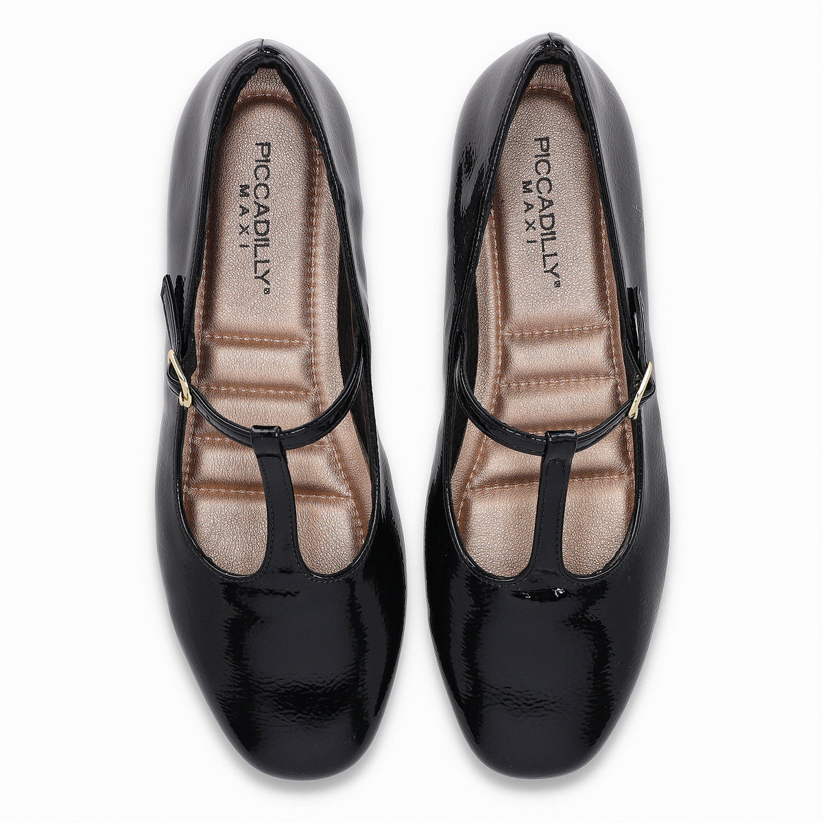 Zapatos planos Michele con correa T