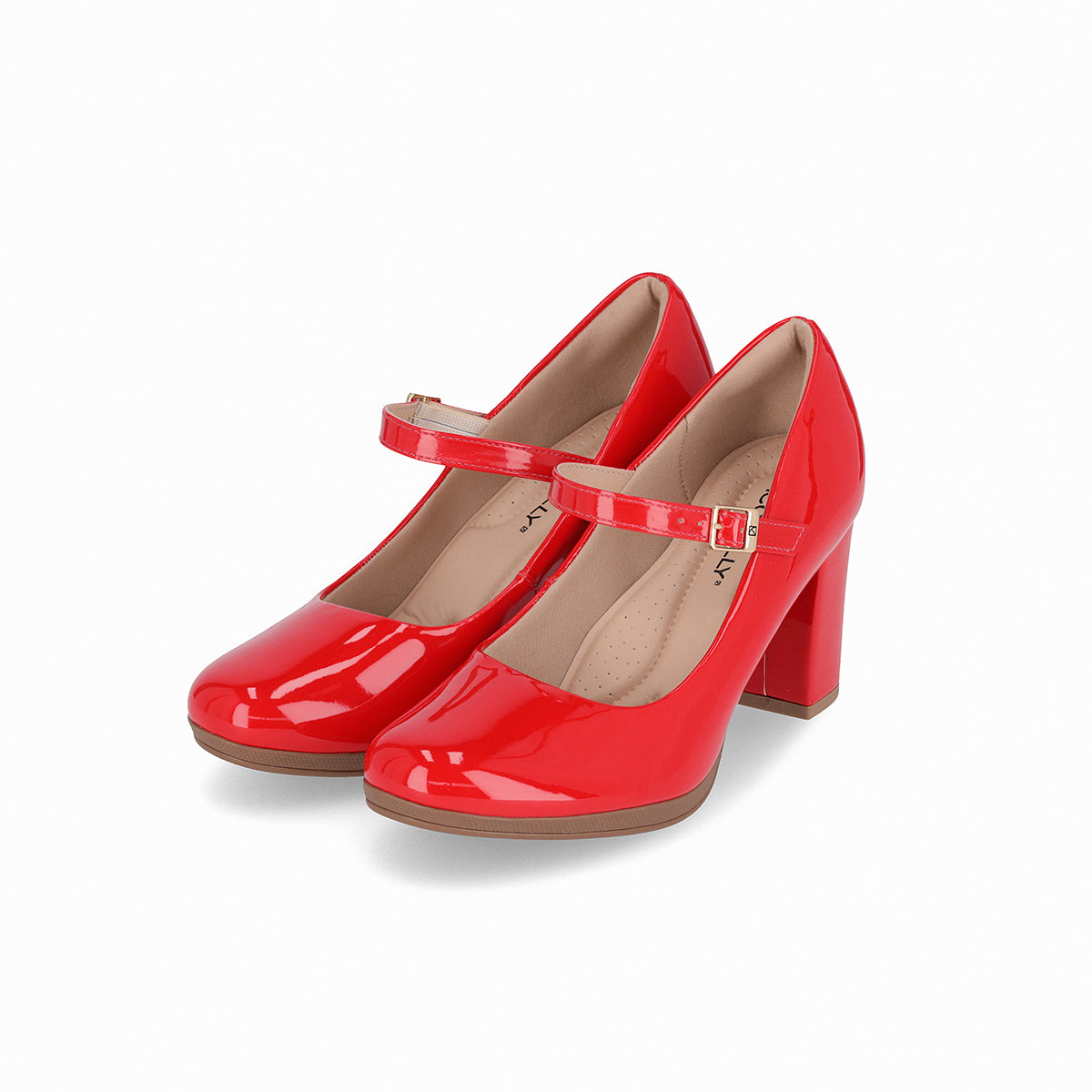 Zapatilla tacón alto 7.5 cm con correa ajustable – Deise