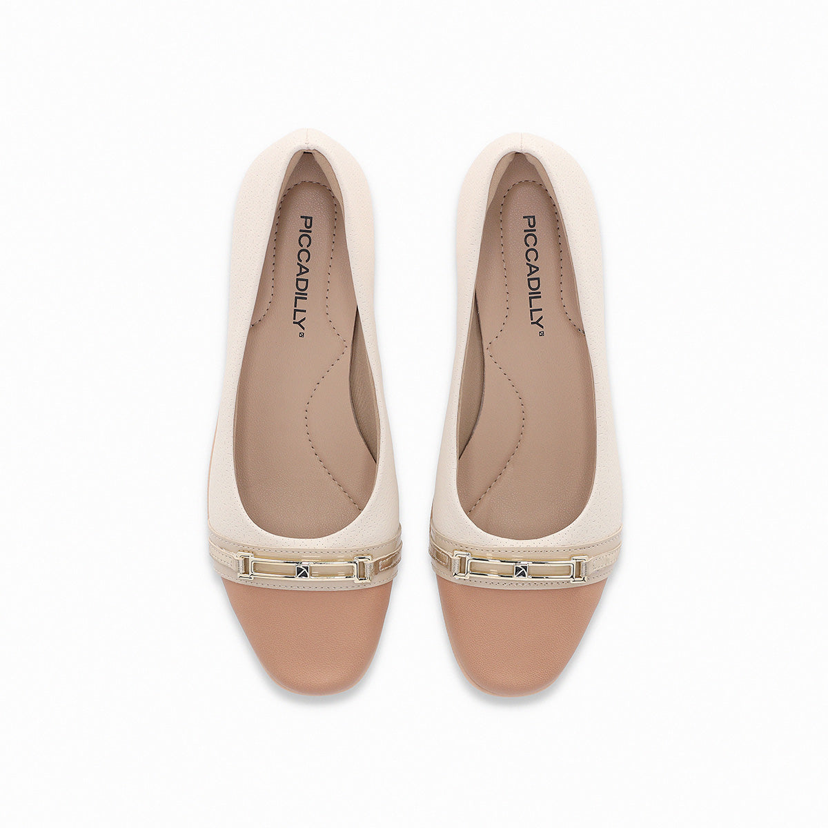 Zapato cap toe cuña media y hebilla para mujer – Ivone