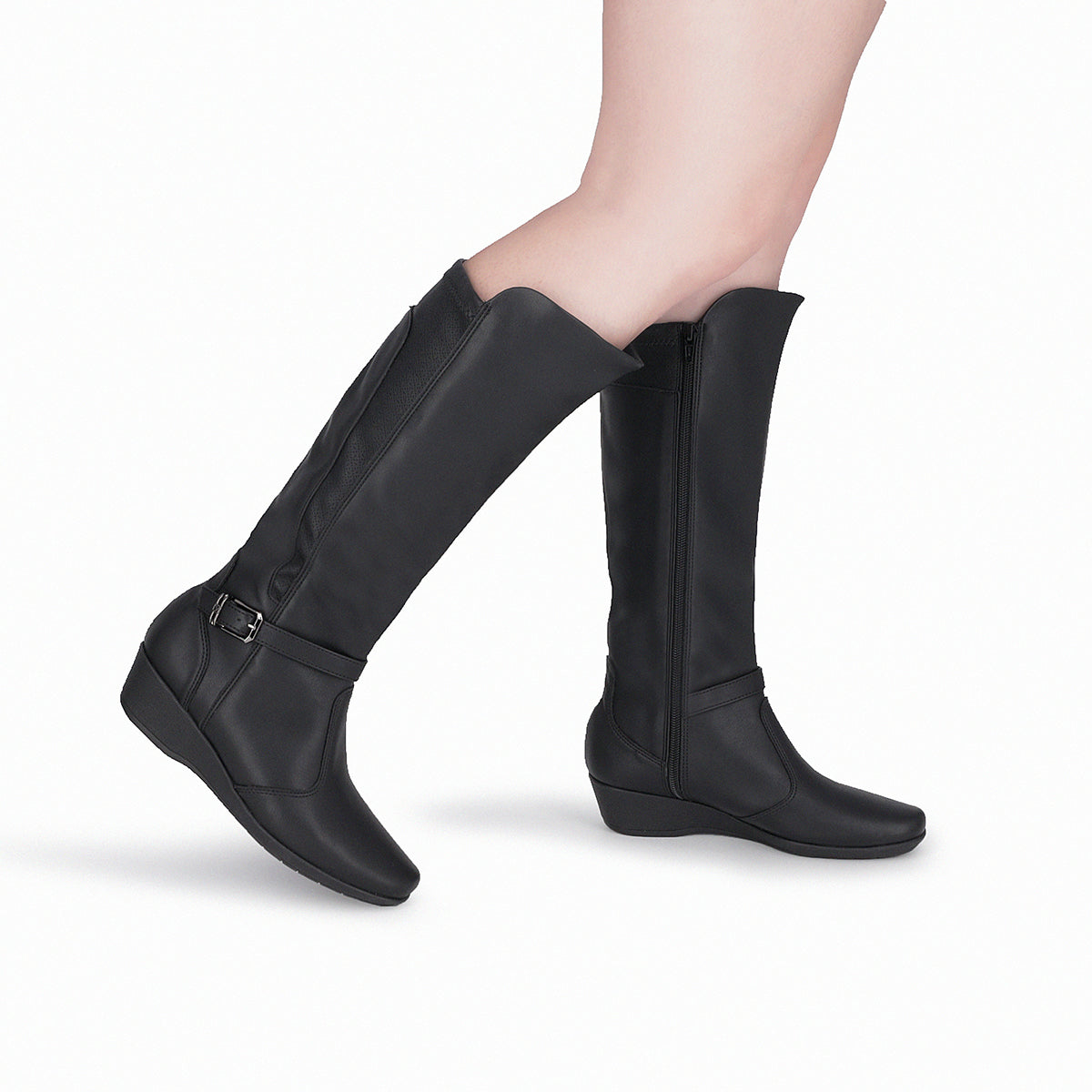 Bota debajo de la rodilla con hebilla – Ivone