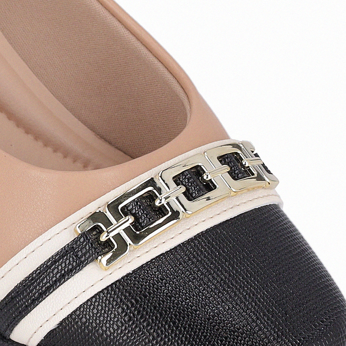 Balerina cuña media con doble textura para mujer – Ivone