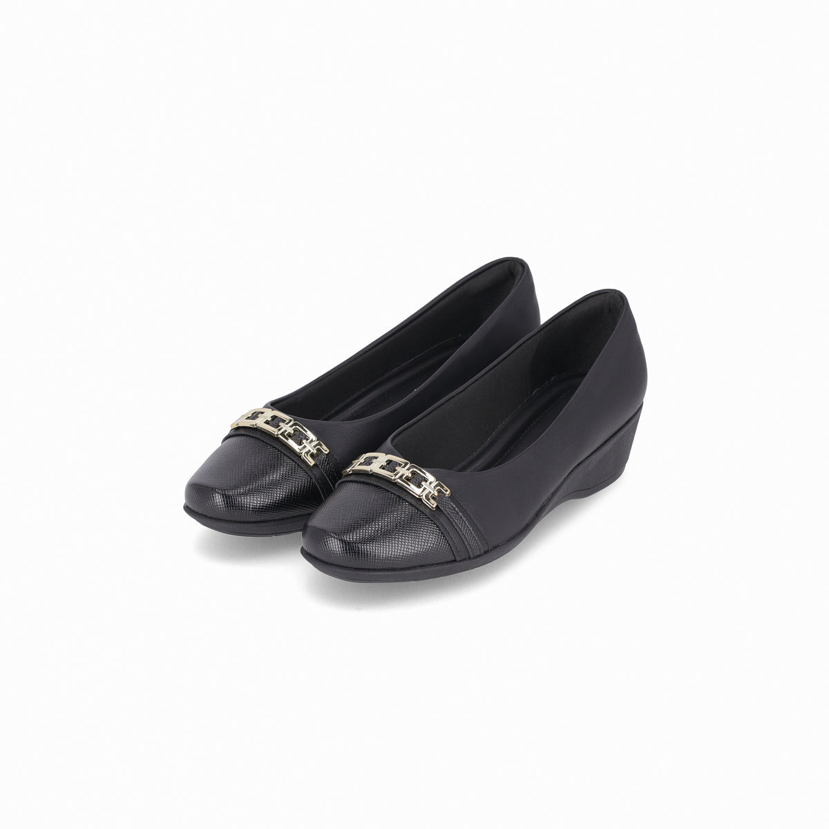 Balerina cuña media con doble textura para mujer – Ivone