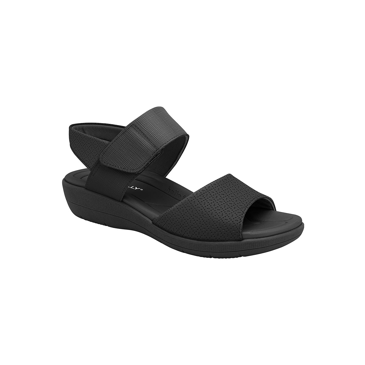 Sandalia de cuña media con velcro - Fascitis
