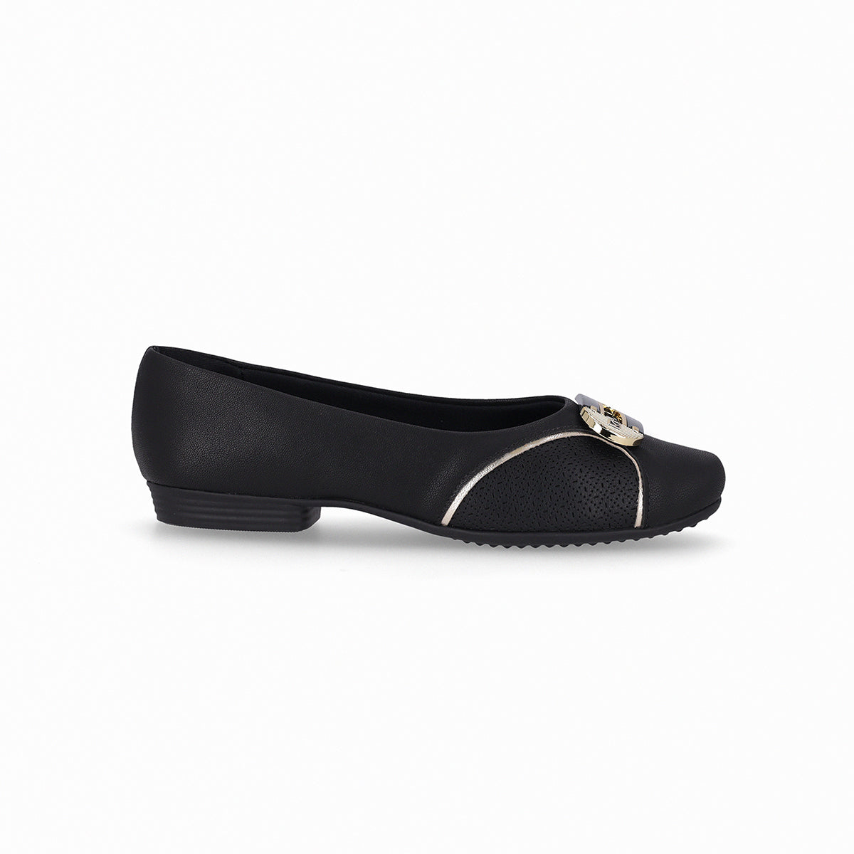 Balerina con líneas y hebilla ovalada – Raquel