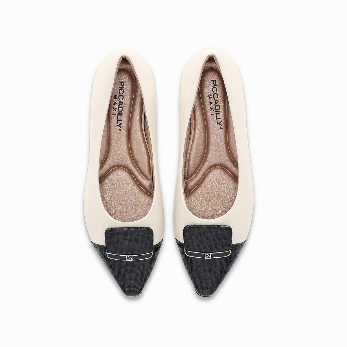 Zapatos cap toe puntera en punta y tacón bajo – Silvia