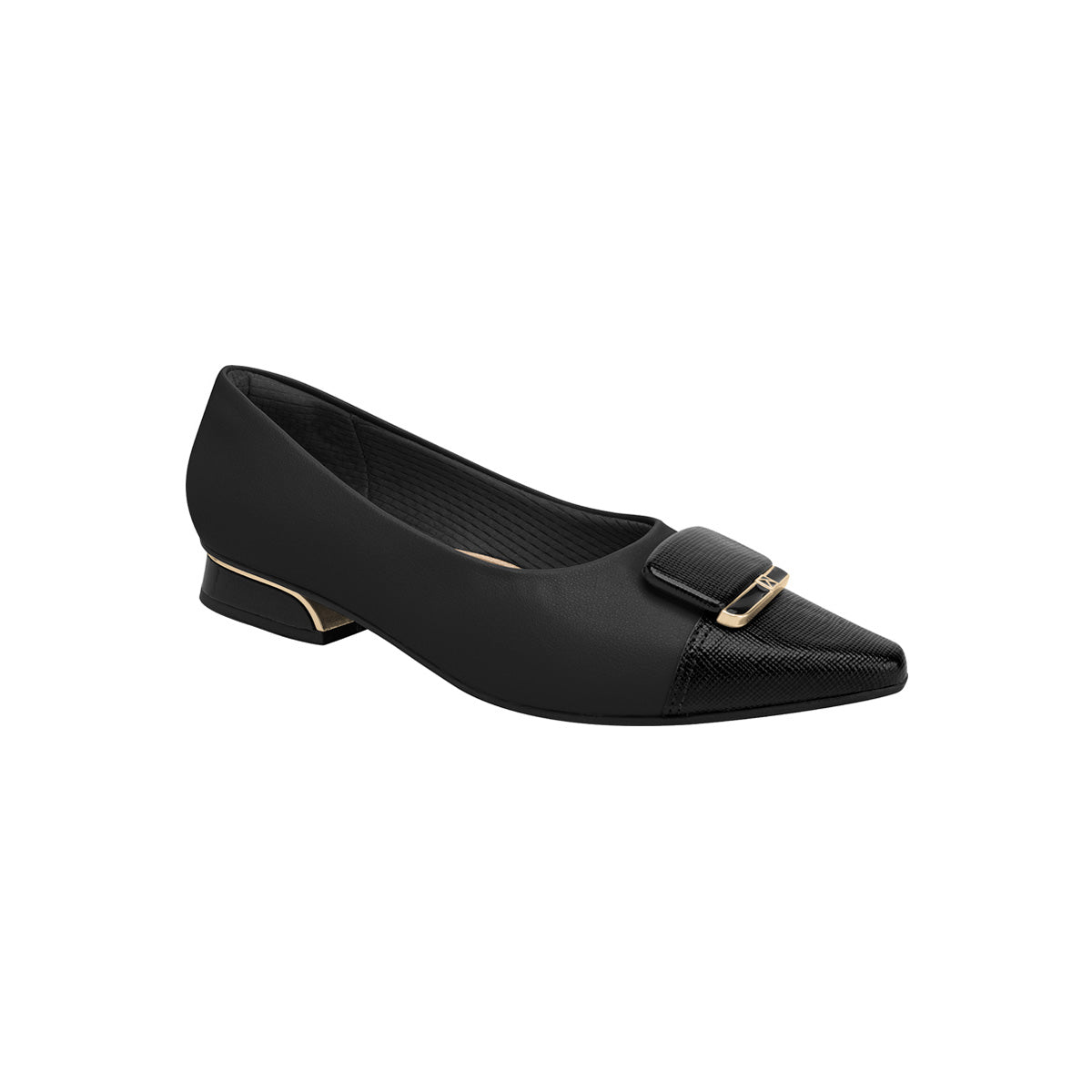 Zapatos cap toe puntera en punta y tacón bajo – Silvia