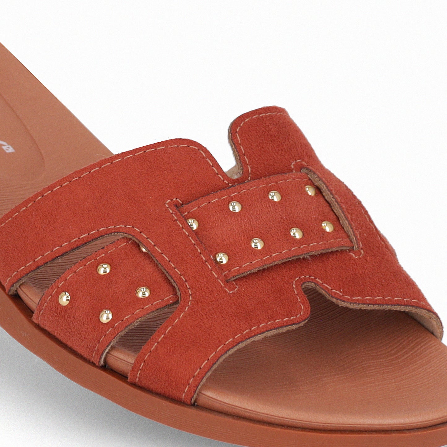 Sandalia casual con cinto y estoperoles - Mari