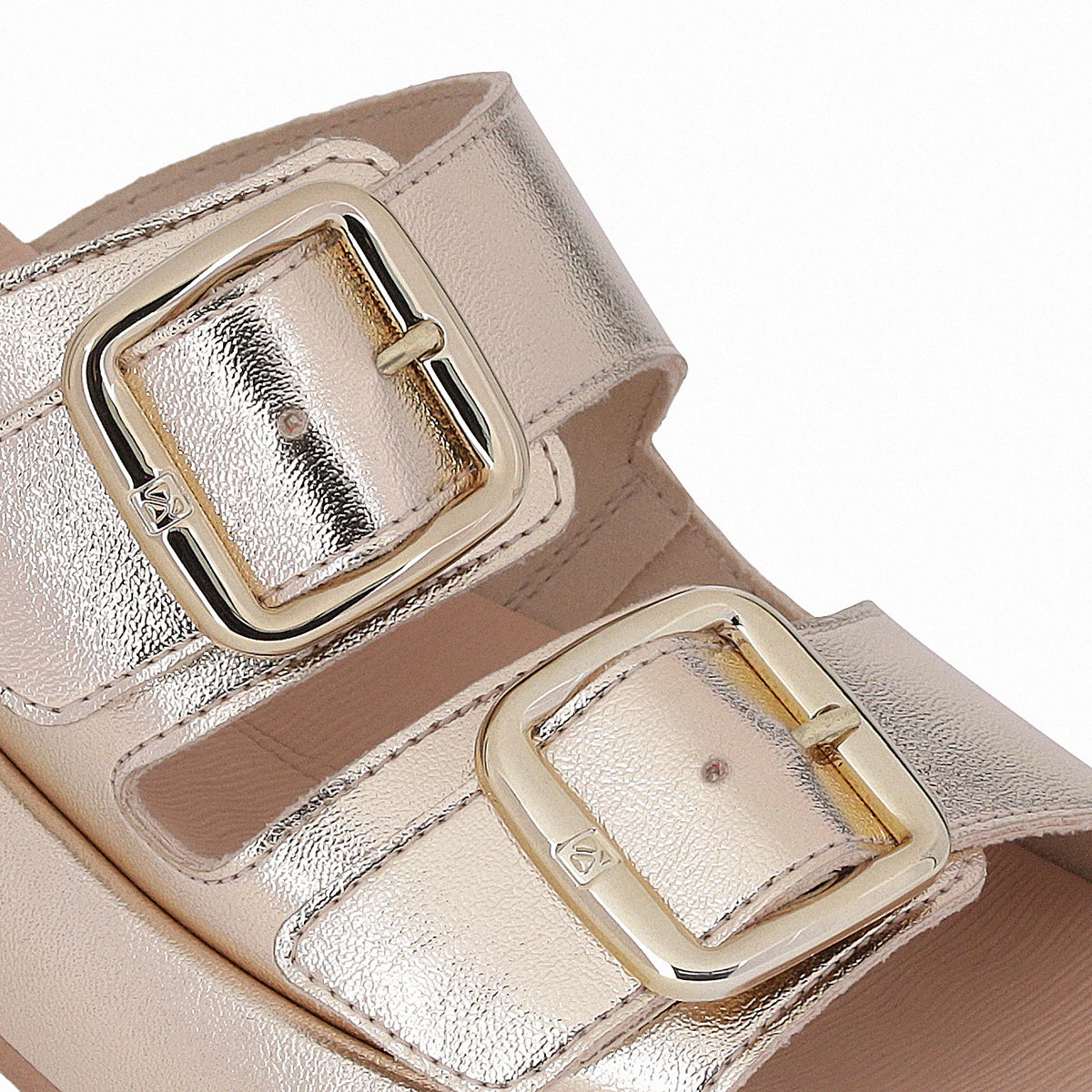 Sandalias de plataforma casual slip-on con hebillas - Sol