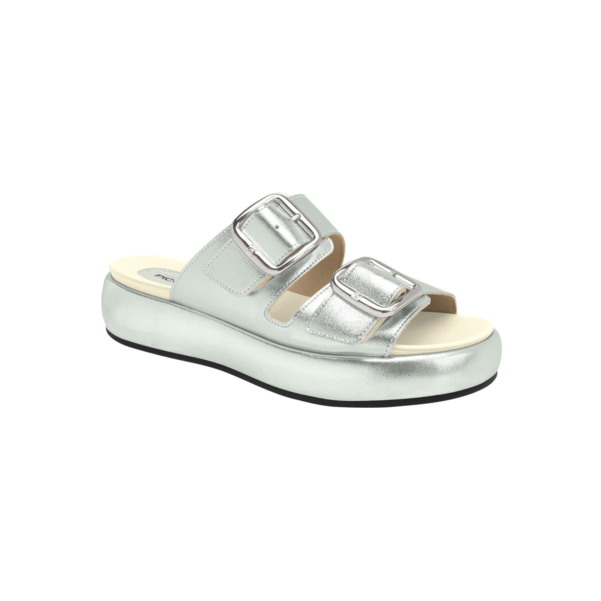 Sandalias de plataforma casual slip-on con hebillas - Sol