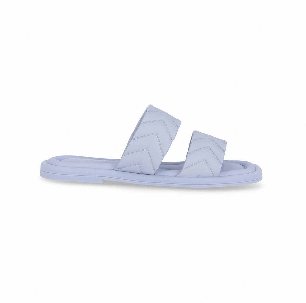 Flat dos tiras anchas con diseño en relieve – Manoele