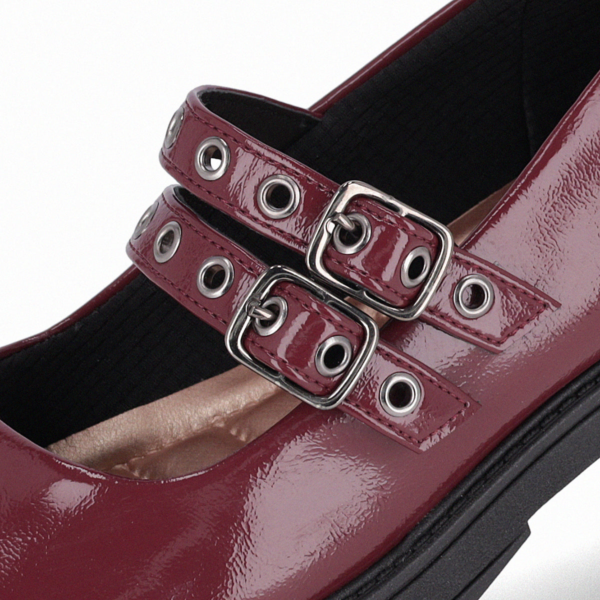 Zapato estilo Mary Jane de tacón medio - Gisa