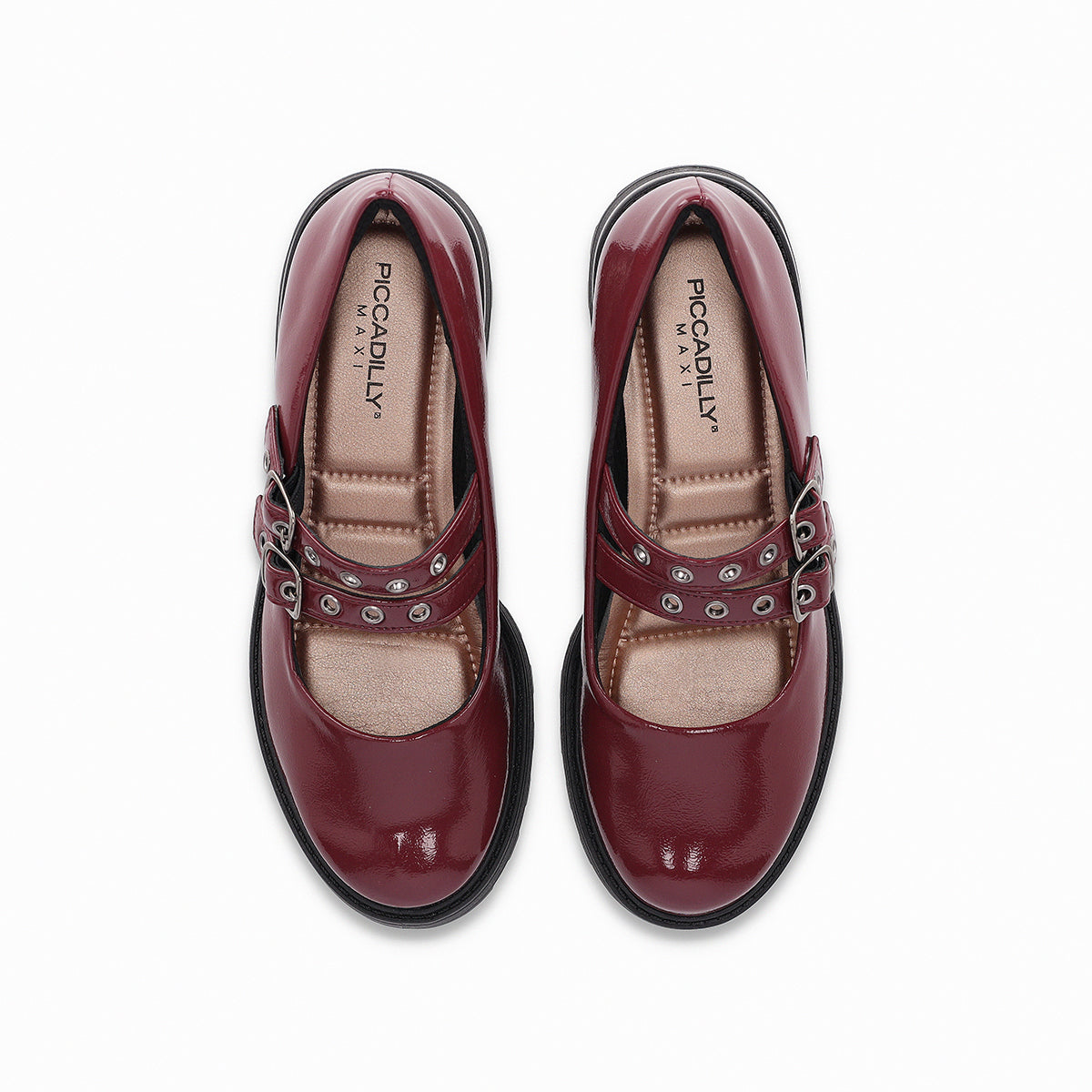Zapato estilo Mary Jane de tacón medio - Gisa