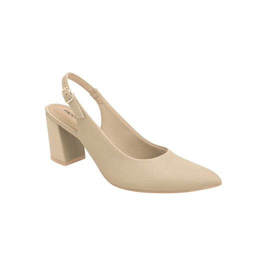 Slingback tacón alto puntera almendrada – Luiza