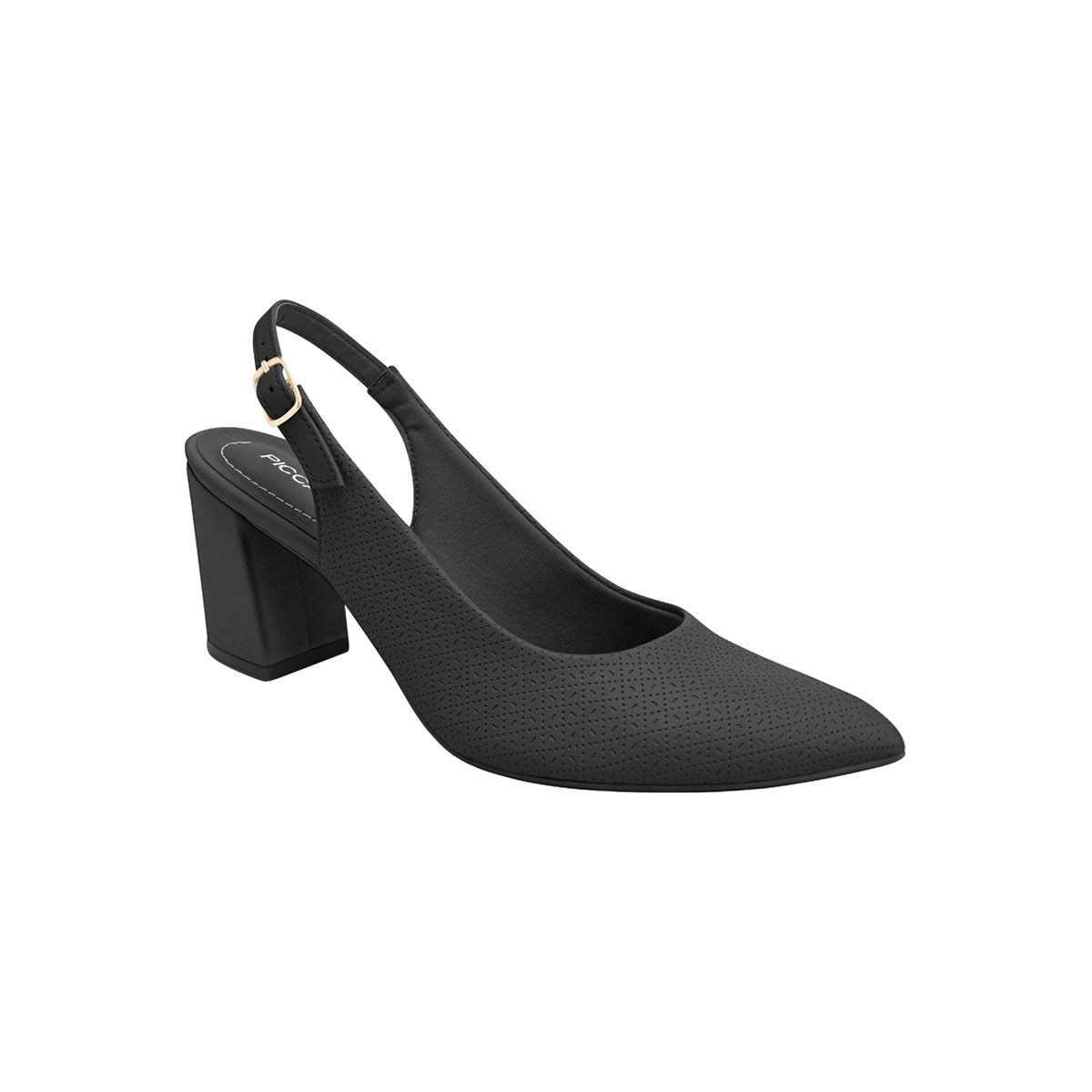 Slingback tacón alto puntera almendrada – Luiza
