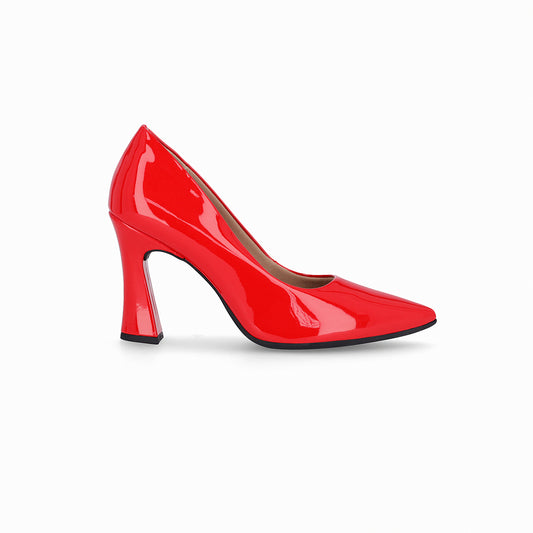 Zapatilla Stiletto tacón alto de campana – Silvana