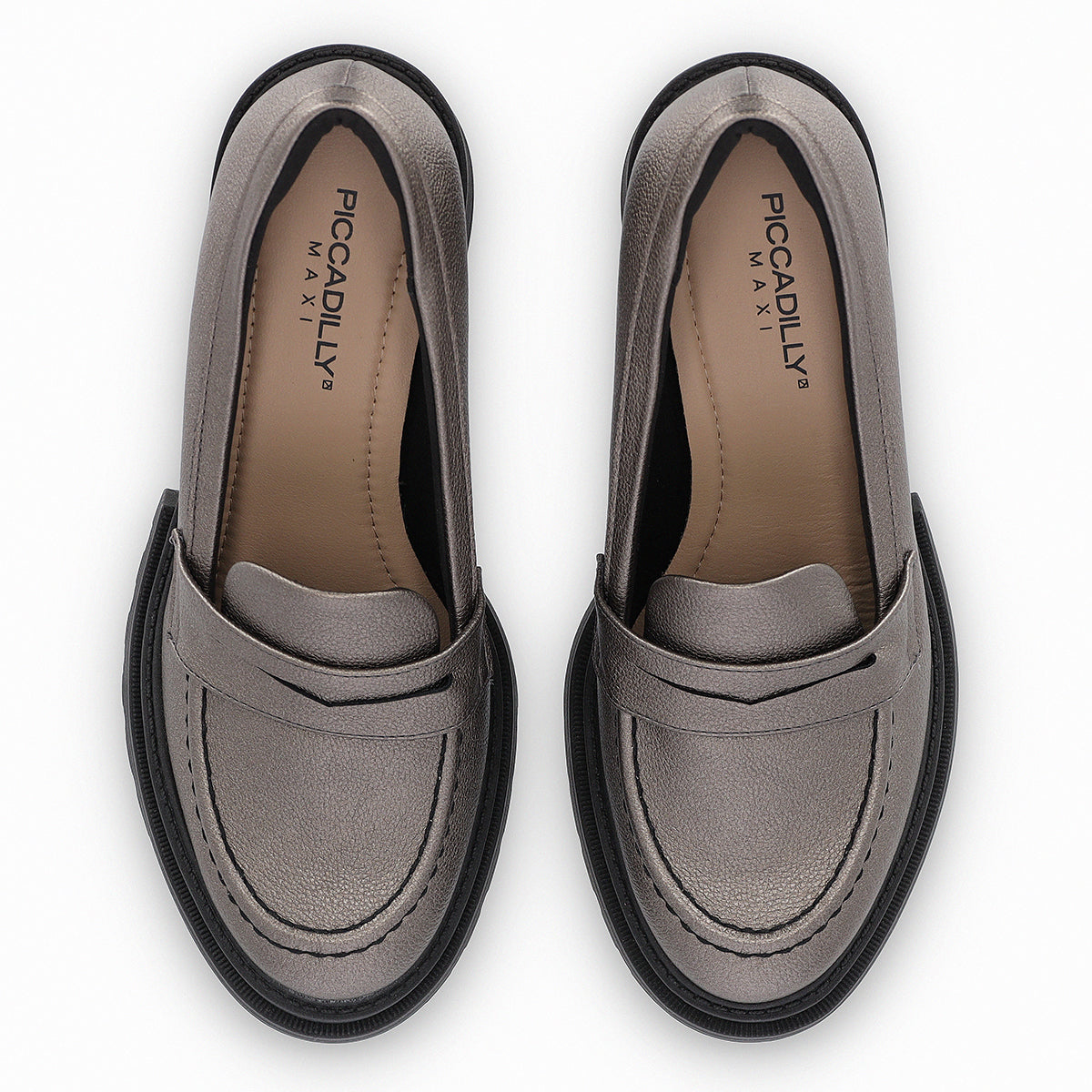 Mocasín Gisa de tacón medio