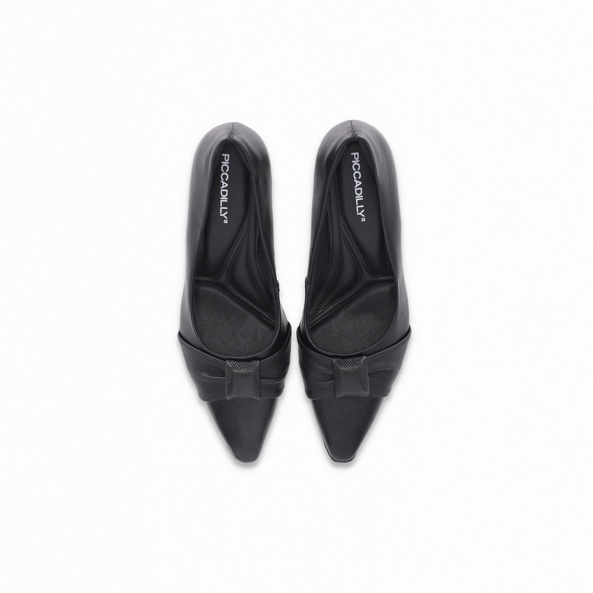 Zapatilla tacón alto con textura en punta – Irene