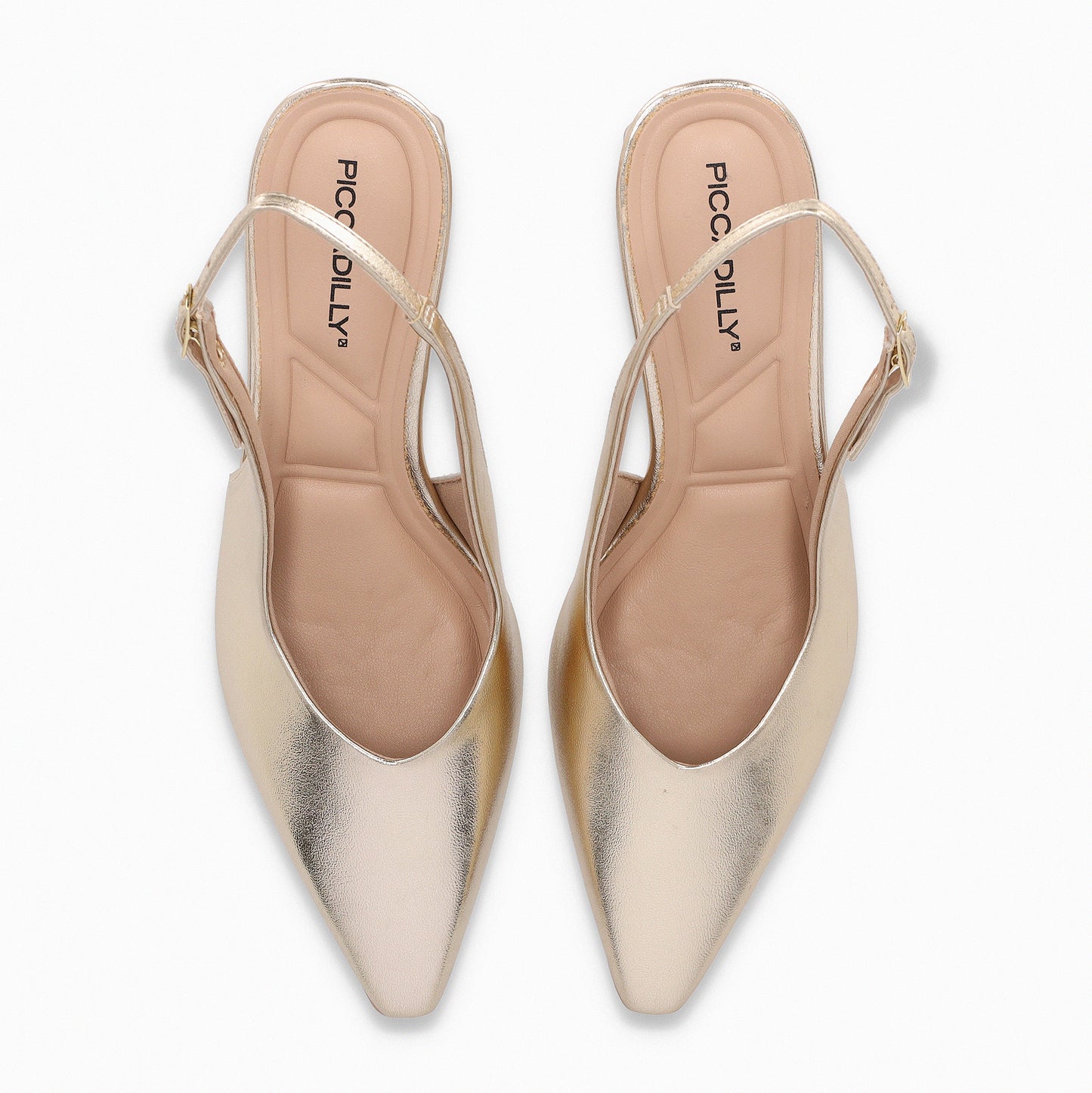 Zapatilla de tacón medio con correa ajustable para mujer – Irene