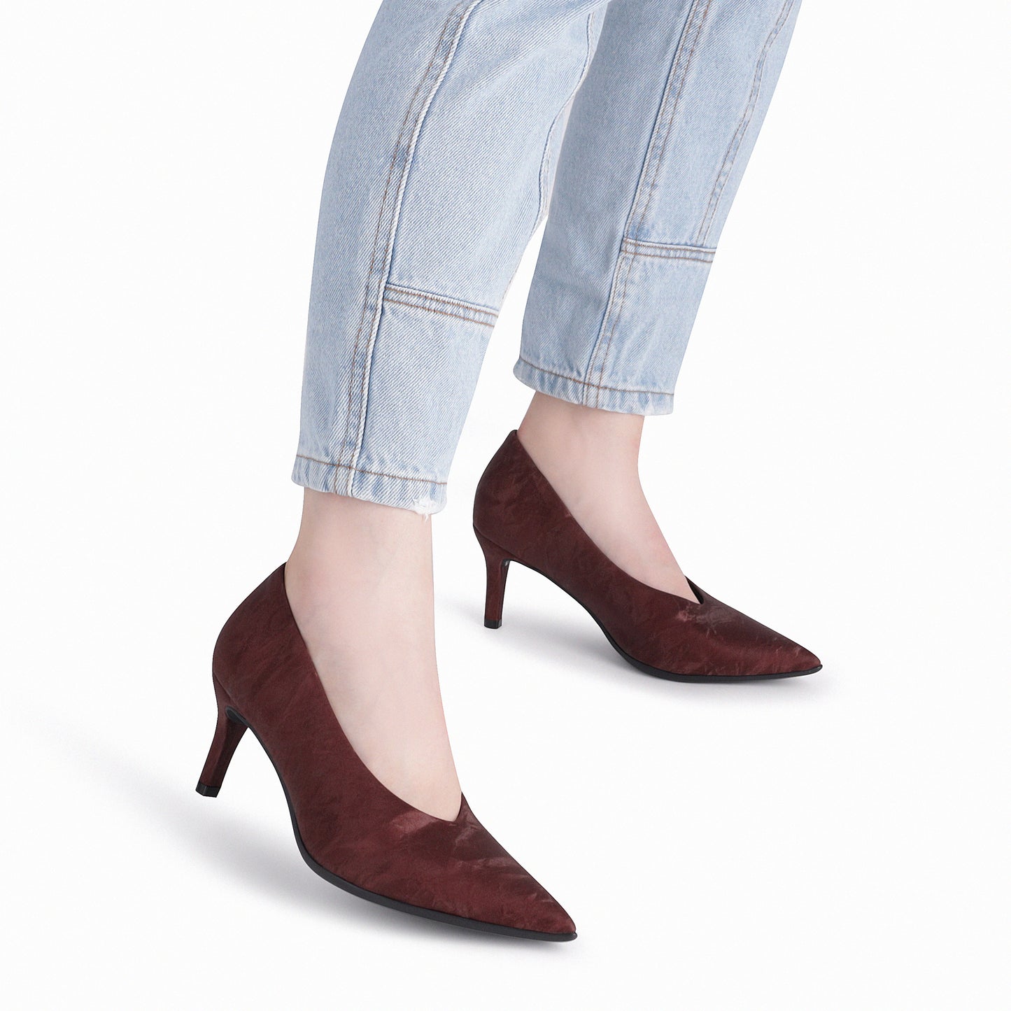 Zapatillas clásicas de tacón alto