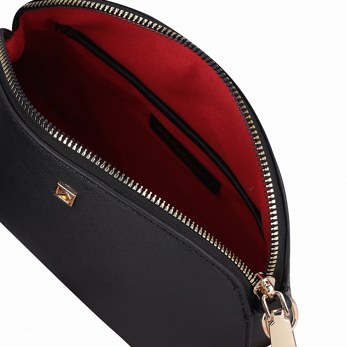 Bolsa crossbody de asa dual con cadena
