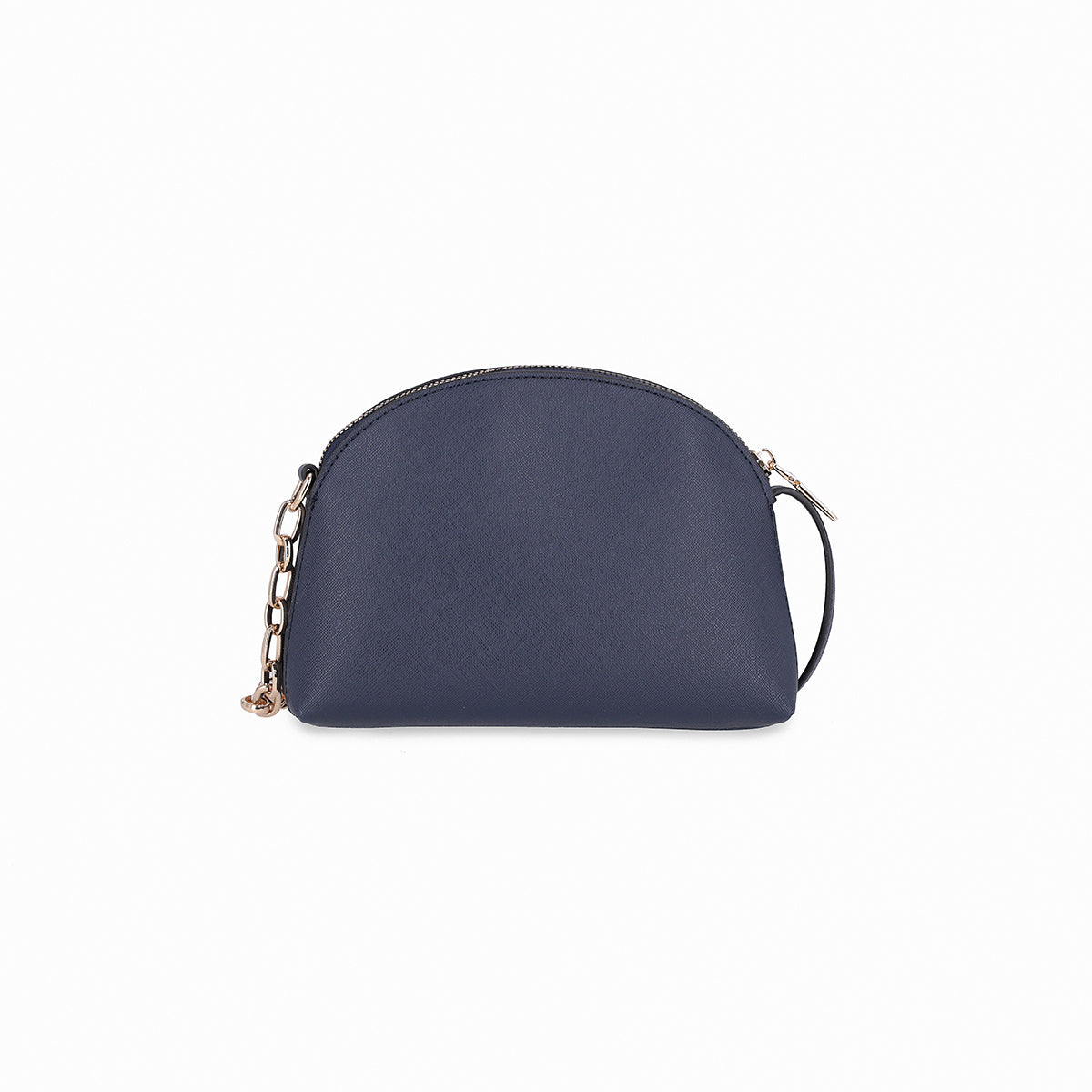 Bolsa crossbody de asa dual con cadena