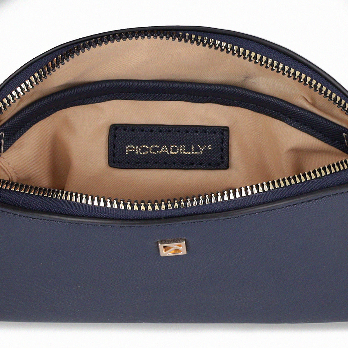 Bolsa crossbody de asa dual con cadena