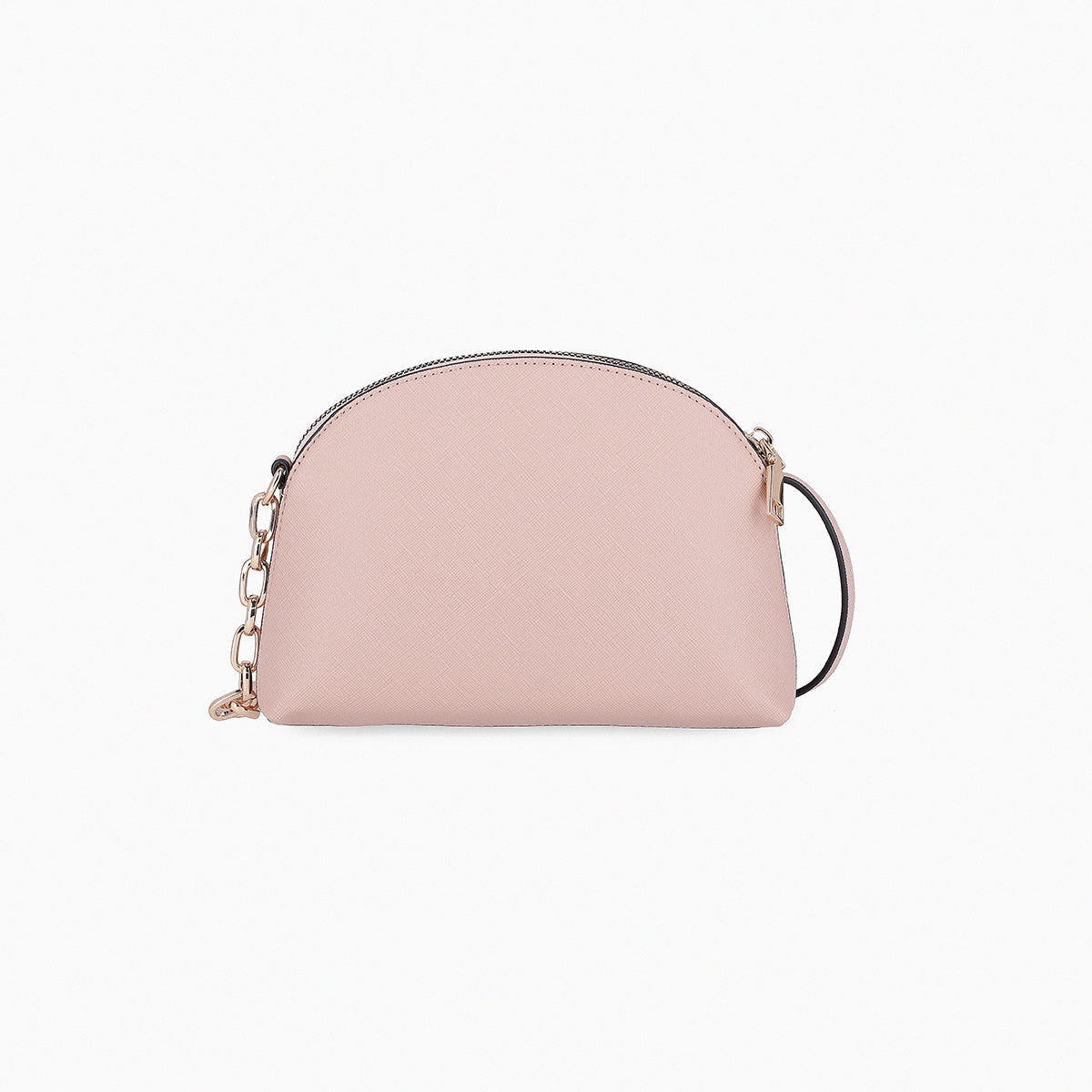 Bolsa crossbody de asa dual con cadena