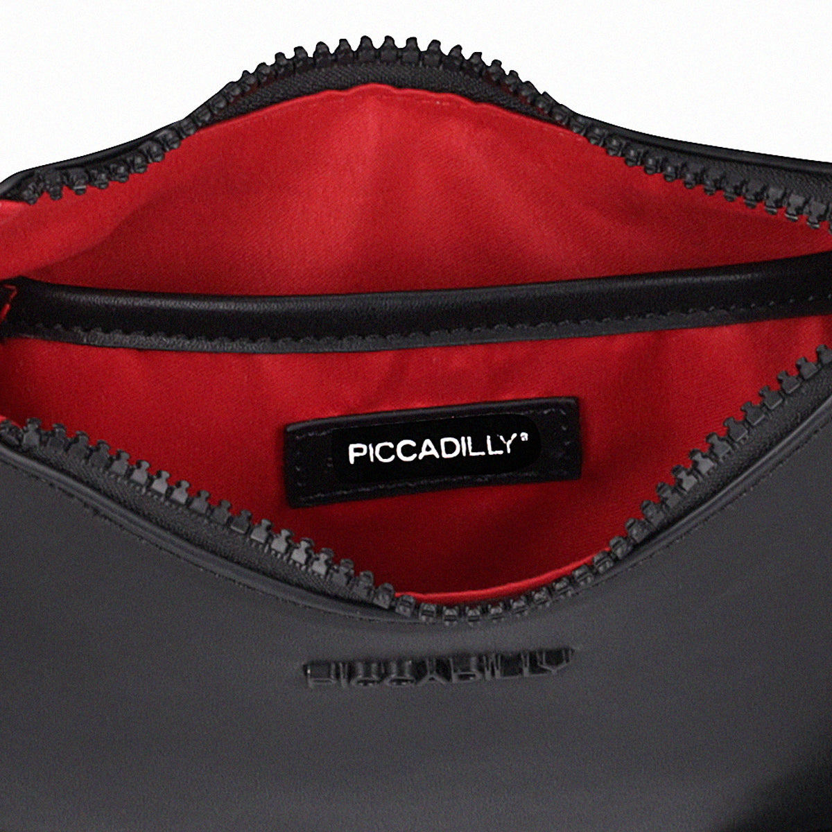 Bolsa crossbody suave con correa ancha