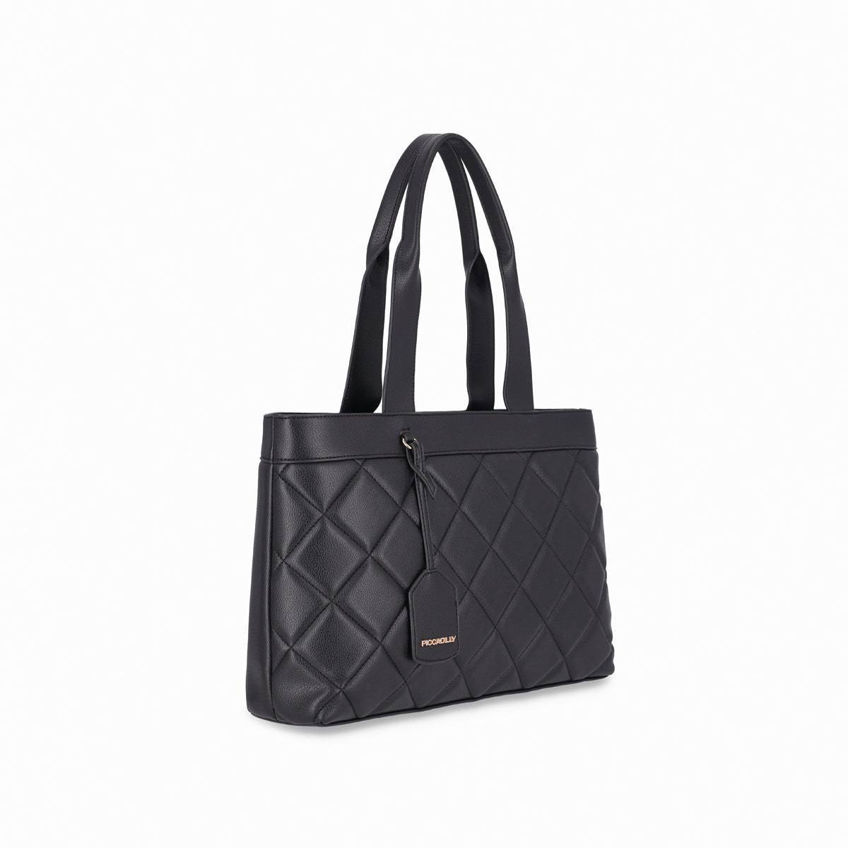Bolsa satchel acolchada elegante