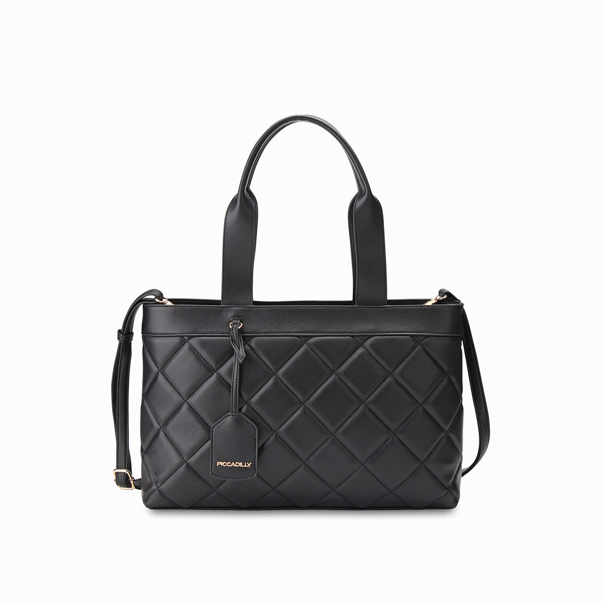 Bolsa satchel acolchada elegante