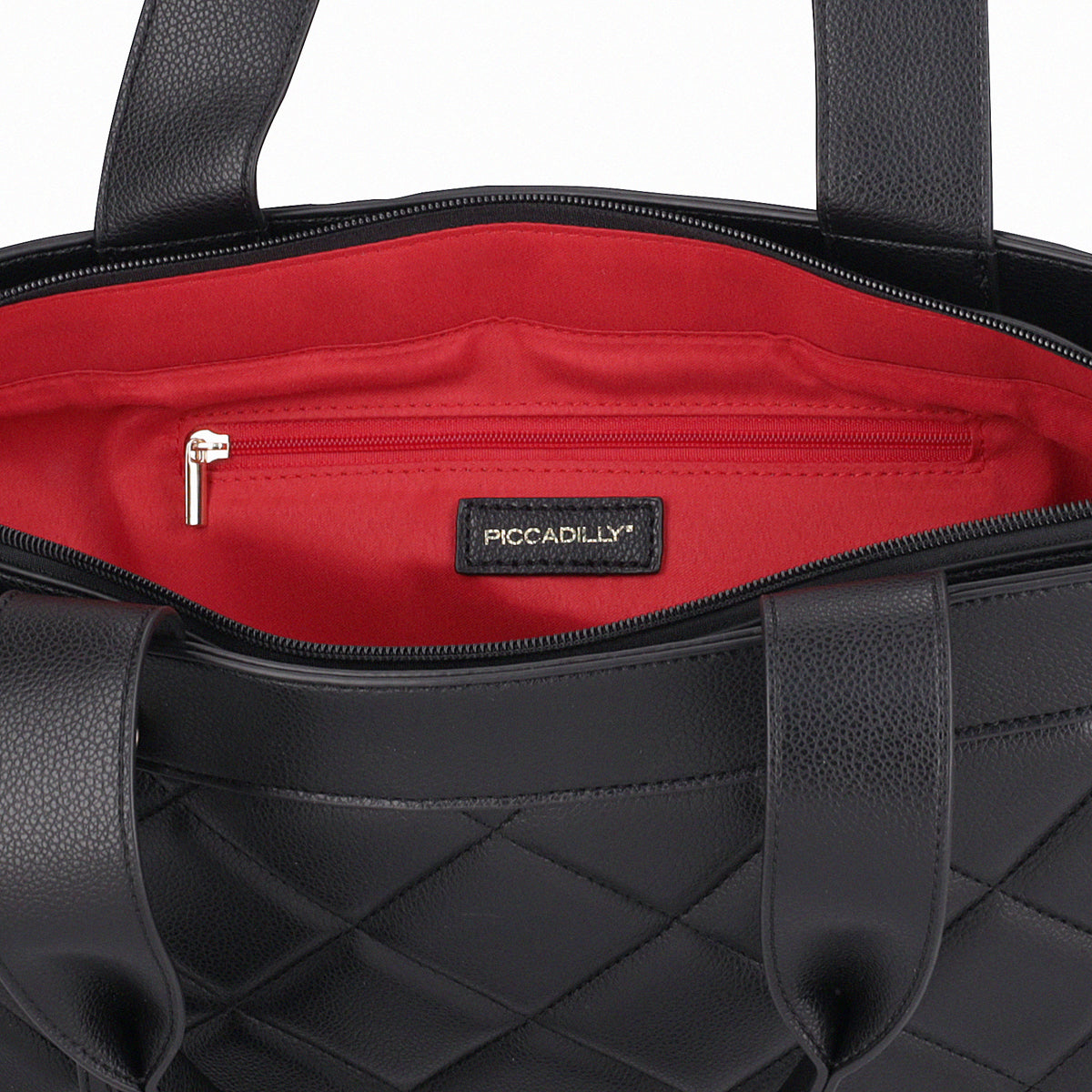 Bolsa satchel acolchada elegante