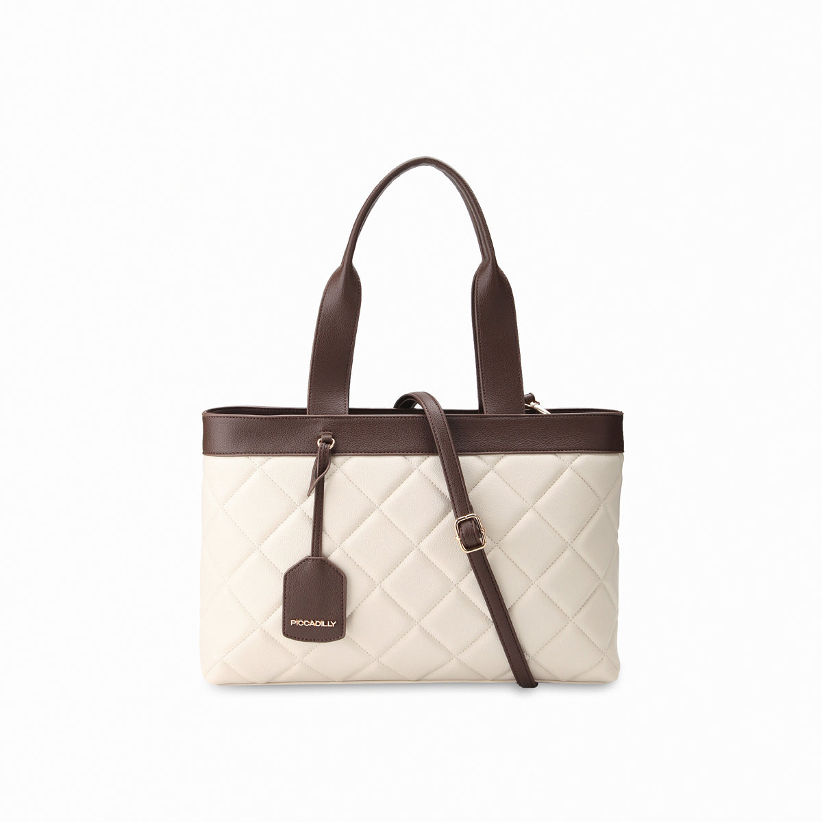 Bolsa satchel acolchada elegante