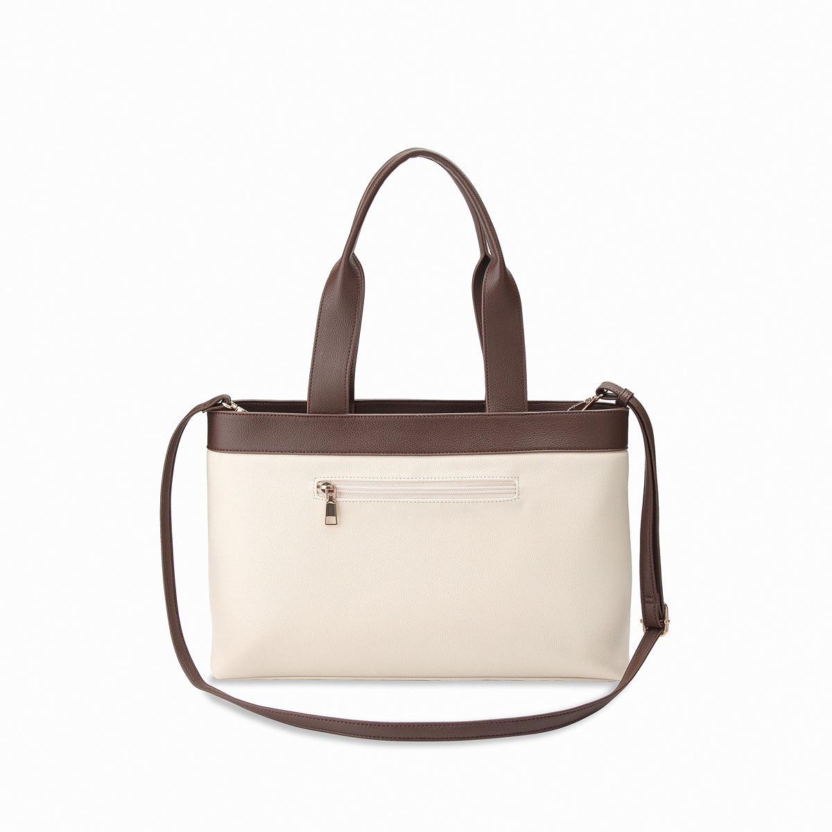 Bolsa satchel acolchada elegante