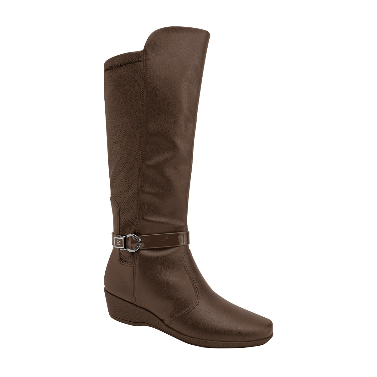 bota para mujer a la rodilla de tacón corrido. bota para mujer. bota alta para invierno. botas a la rodilla