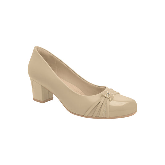 Escarpín cap toe con tiras cruzadas – Laura