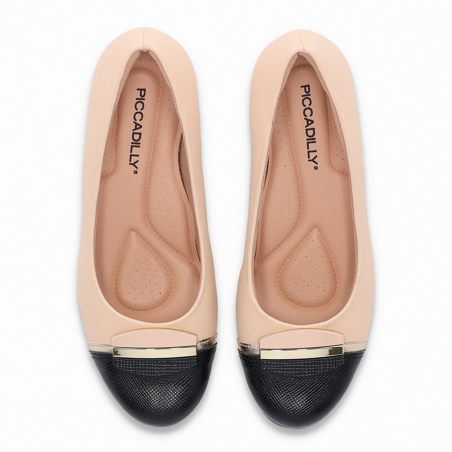 Zapatilla para mujer doble textura con eslabón delantero - Laura