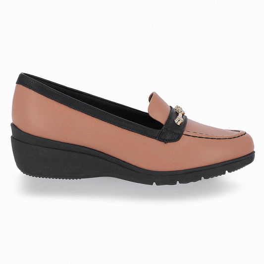 Mocasín Beth de cuña baja