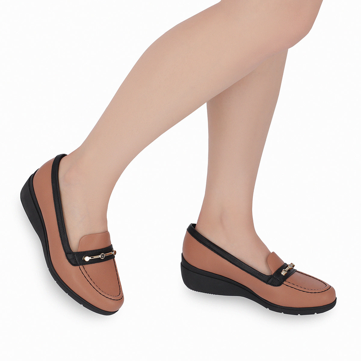 Mocasín Beth de cuña baja