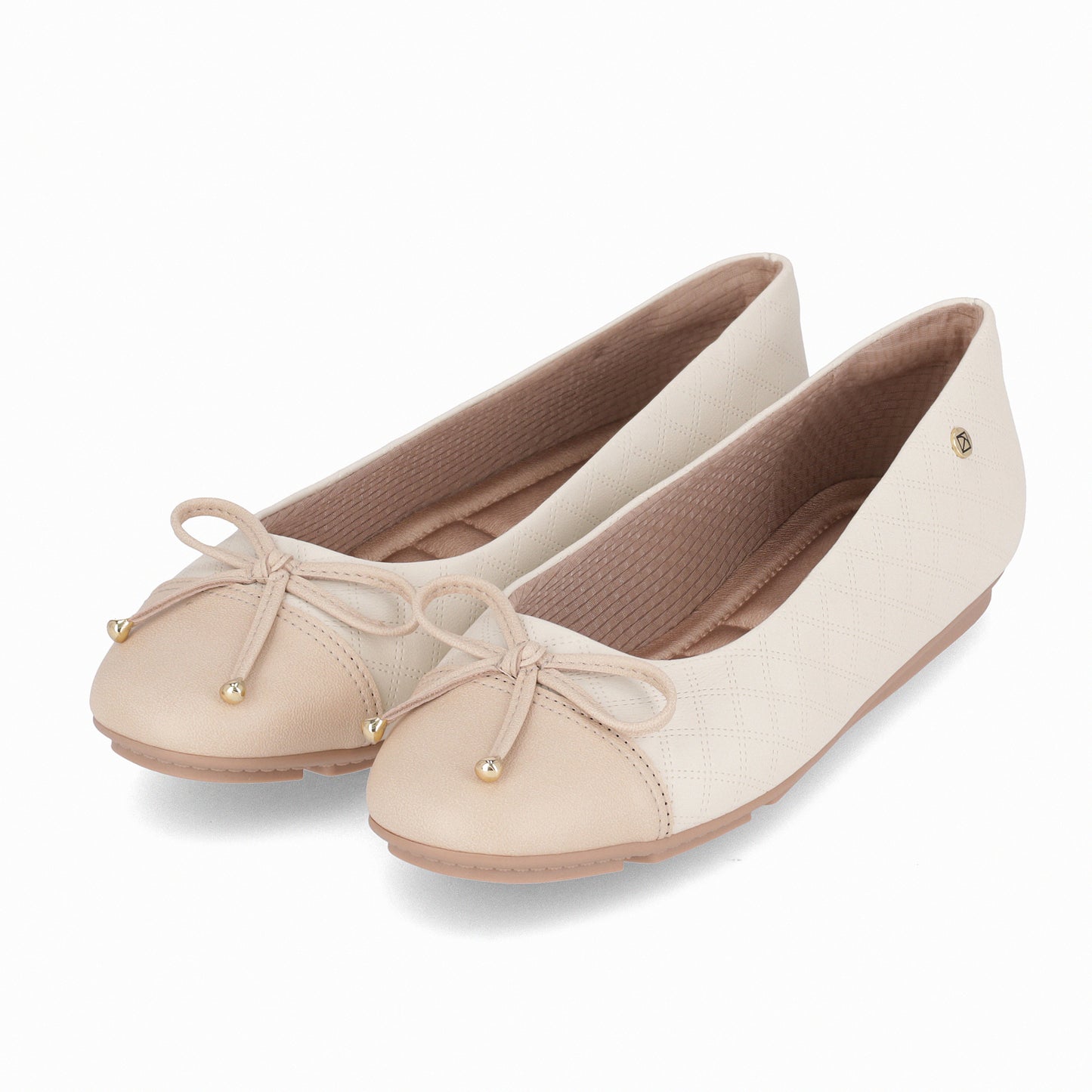 Balerina tacón bajo con moño sencillo - Michele