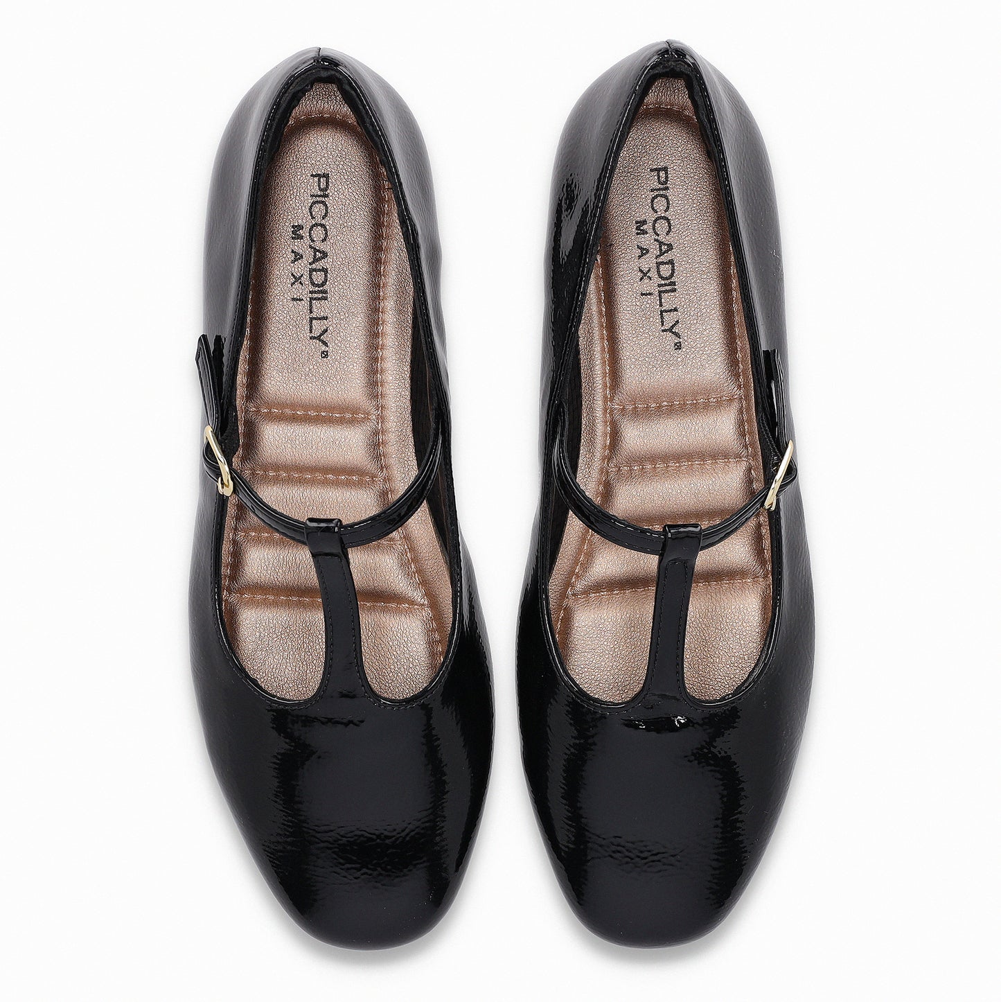 Zapatos planos Michele con correa T