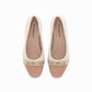 Zapato cap toe cuña media y hebilla para mujer – Ivone