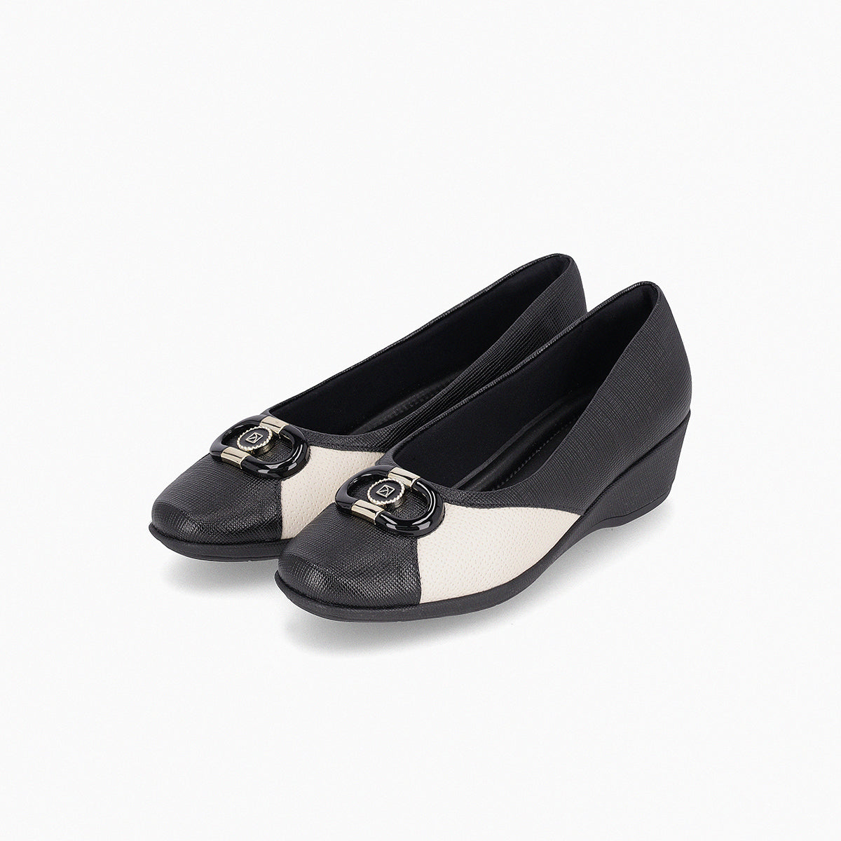 Balerina cuña media bicolor para mujer – Ivone