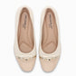 Balerina tacón corrido con aplicación al frente - Ivone