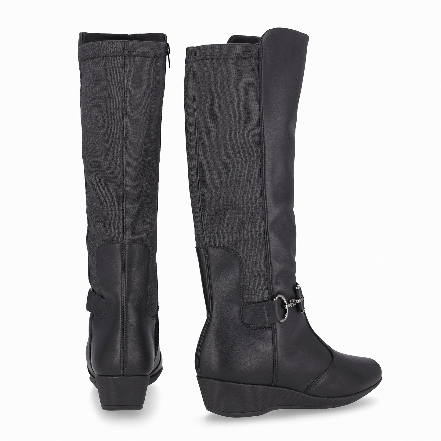 Bota cuña media pantorrilla - Ivone