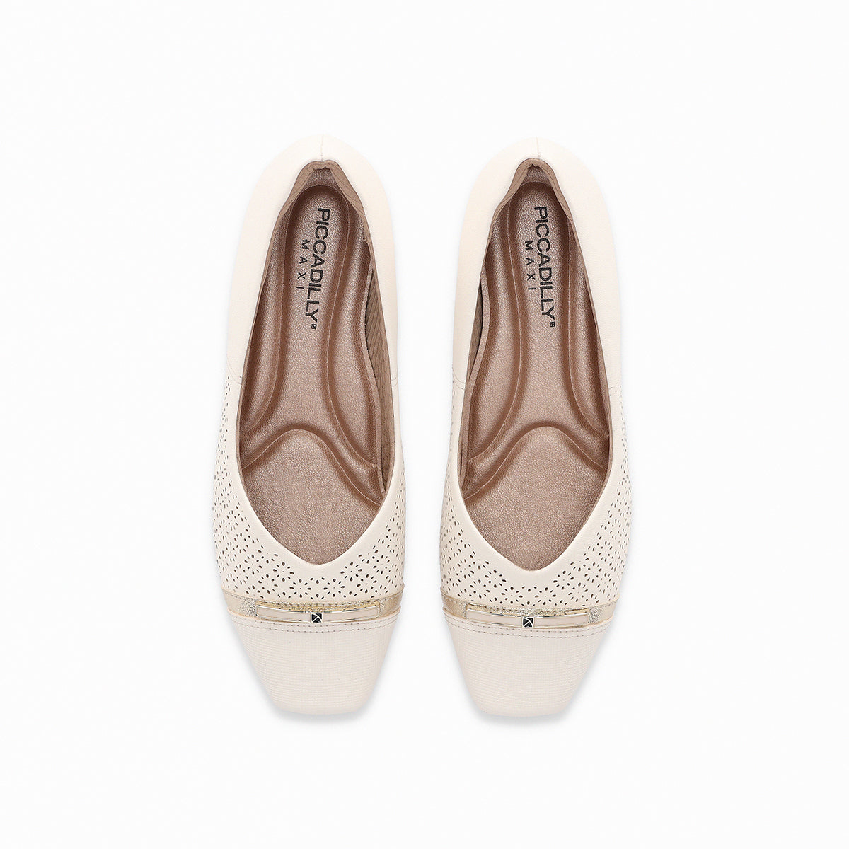 Balerina diseño texturizado y hebilla – Fernanda
