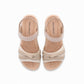 Sandalias de vestir ajustable al tobillo – Fascitis