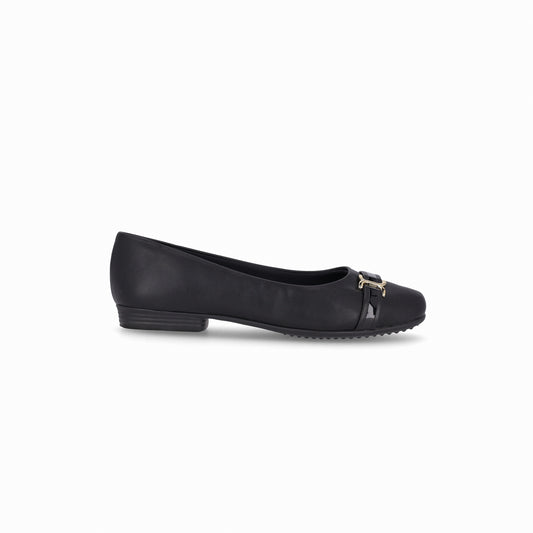 Balerina clásica con detalle dorado – Raquel