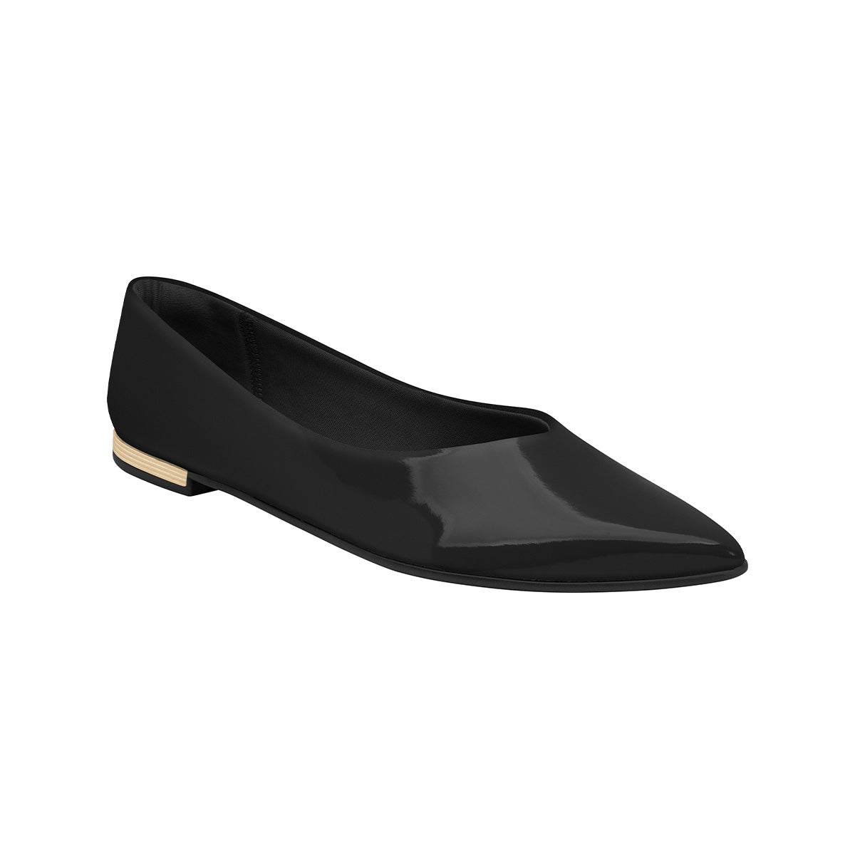 Balerina color negro diseño punta en flecha, ligera con suela adherente, diseño moderno y cómodo para mujer, perfecta para looks urbanos.